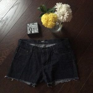 Dark Denim Shorts
